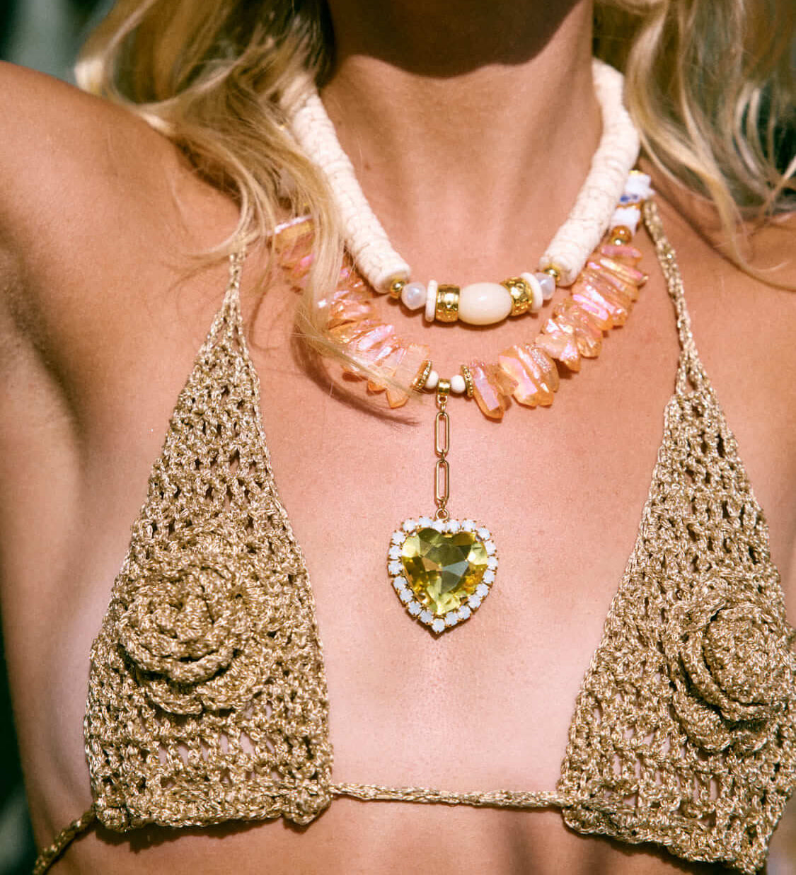 Handgemachte Salted Caramel Gold - Halskette l Yasèmia Jewellery Yasèmia