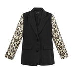 Animal Print Blazer – Schwarz | Yasèmia Clothes Yasèmia