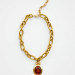 Crown Necklace – 24k Gold, Schildpatt & Perlen | Yasèmia Necklace Yasèmia