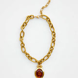 Crown Necklace – 24k Gold, Schildpatt & Perlen | Yasèmia Necklace Yasèmia
