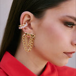 Emilia Ohrringe Set — 24k Goldvergoldet mit Perlen | Yasèmia Fashion Jewellery Yasèmia
