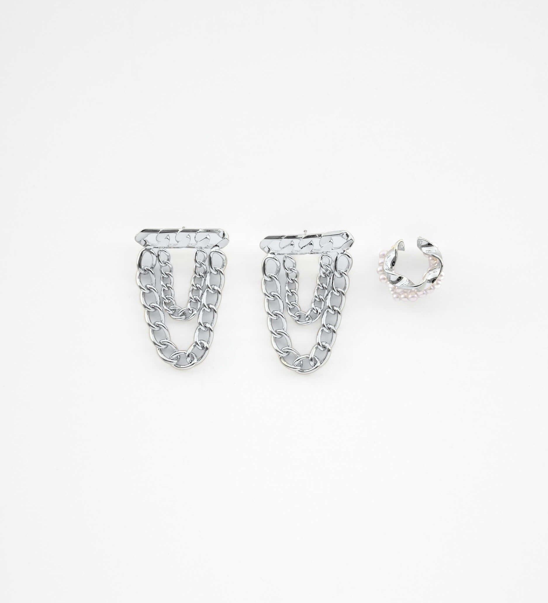 Emilia Ohrringe Set — Silbervergoldet mit Perlen | Yasèmia Fashion Jewellery Yasèmia