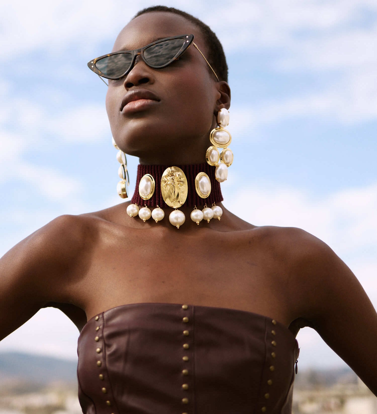 Handgemachte Alcyon Ohrringe 24K Vergoldet l Yasèmia Jewellery Yasèmia