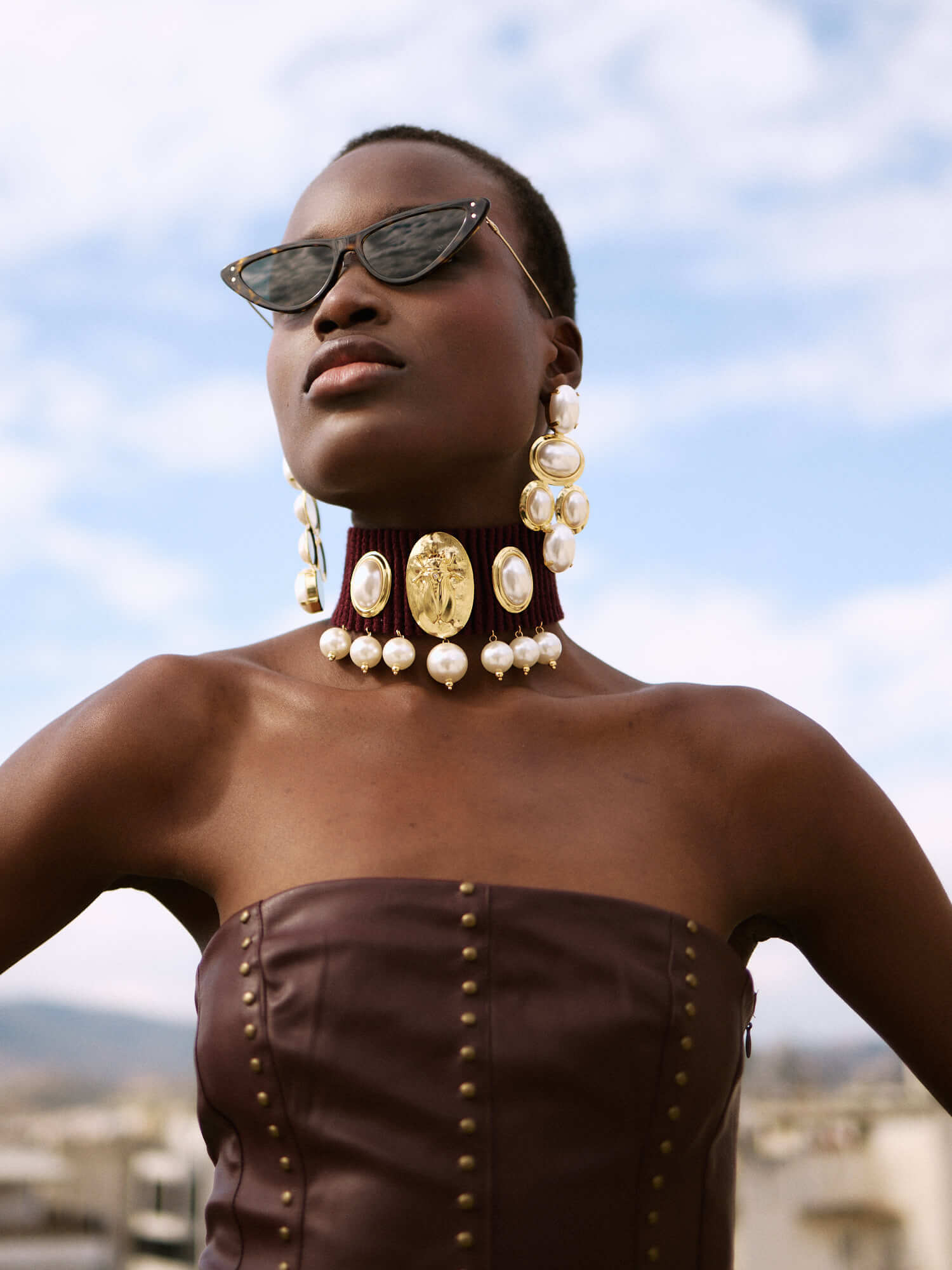 Handgemachte Alcyon Ohrringe 24K Vergoldet l Yasèmia Jewellery Yasèmia