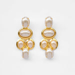 Handgemachte Alcyon Ohrringe 24K Vergoldet l Yasèmia Jewellery Yasèmia