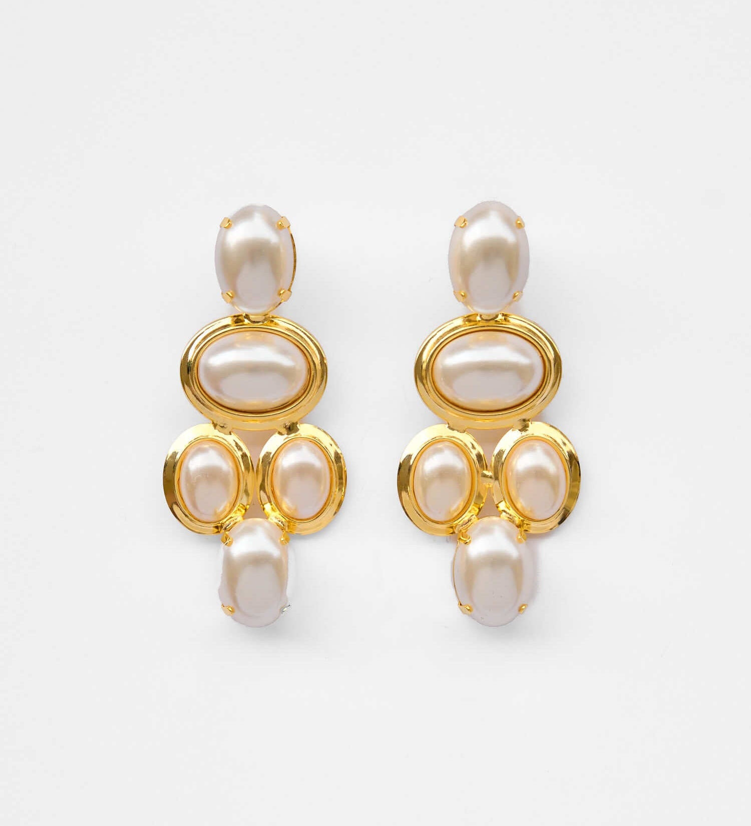 Handgemachte Alcyon Ohrringe 24K Vergoldet l Yasèmia Jewellery Yasèmia