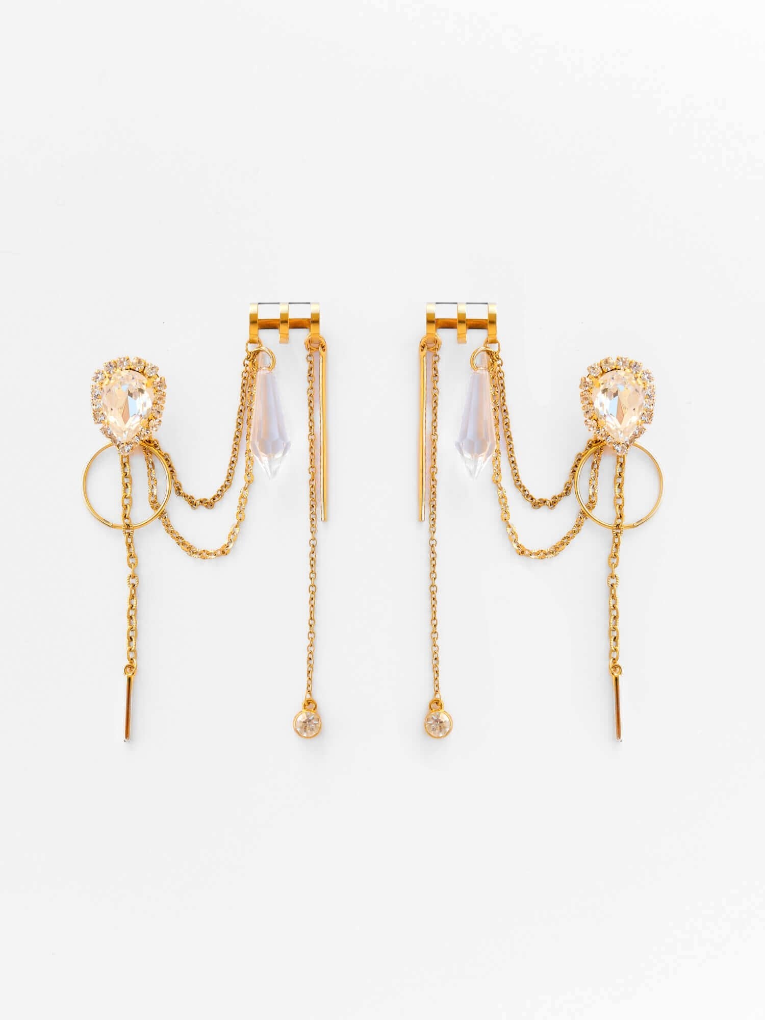 Handgemachte Andromeda Ohrringe 24K Vergoldet l Yasèmia Jewellery Yasèmia