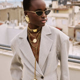 Handgemachte Blaze – Goldplated Halskette | Yasèmia Jewellery Yasèmia