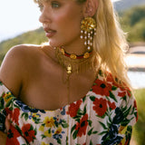 Handgemachte Blossom Ohrringe 24K Vergoldet l Yasèmia Jewellery Yasèmia