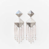 Handgemachte Chandelier Ohrringe versilbert l Yasèmia Jewellery Yasèmia