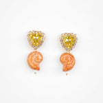 Handgemachte Citrus Kiss Ohrringe 24K Vergoldet l Yasèmia Jewellery Yasèmia