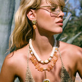 Handgemachte Citrus Kiss Ohrringe 24K Vergoldet l Yasèmia Jewellery Yasèmia
