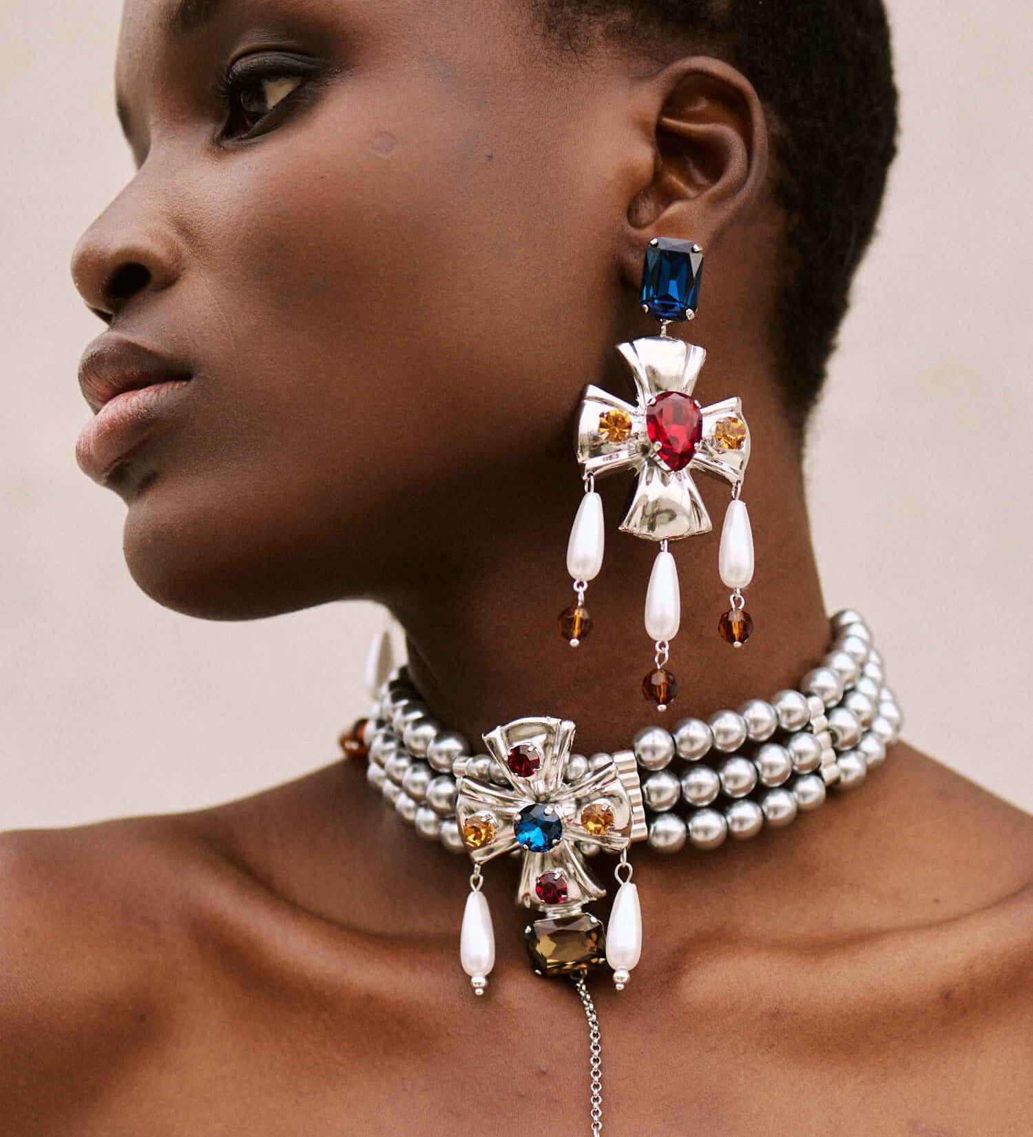 Handgemachte Divina Ohrringe Versilbert l Yasèmia Jewellery Yasèmia