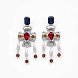 Handgemachte Divina Ohrringe Versilbert l Yasèmia Jewellery Yasèmia