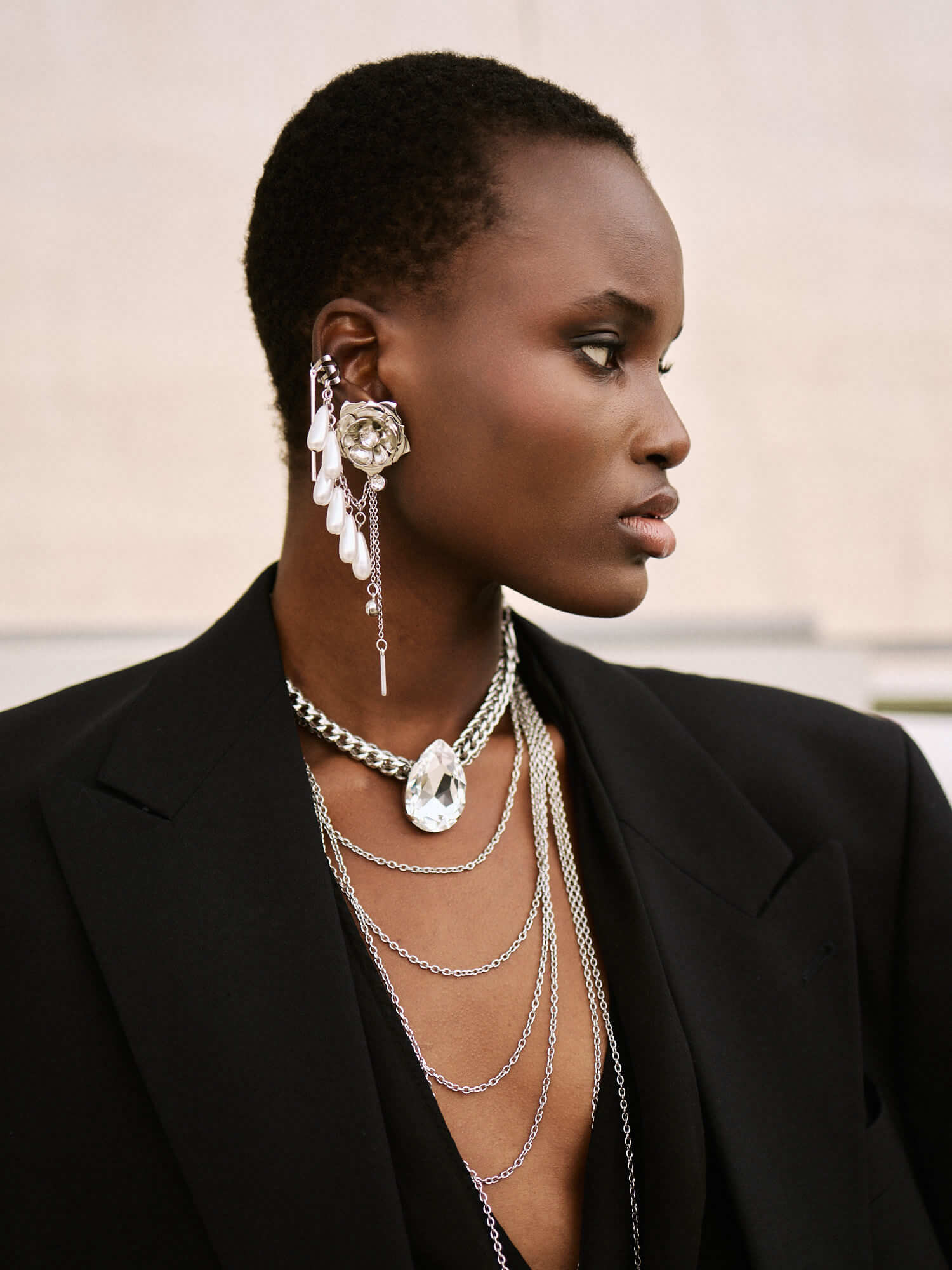 Handgemachte Electra Ohrringe versilbert l Yasèmia Jewellery Yasèmia