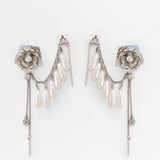 Handgemachte Electra Ohrringe versilbert l Yasèmia Jewellery Yasèmia