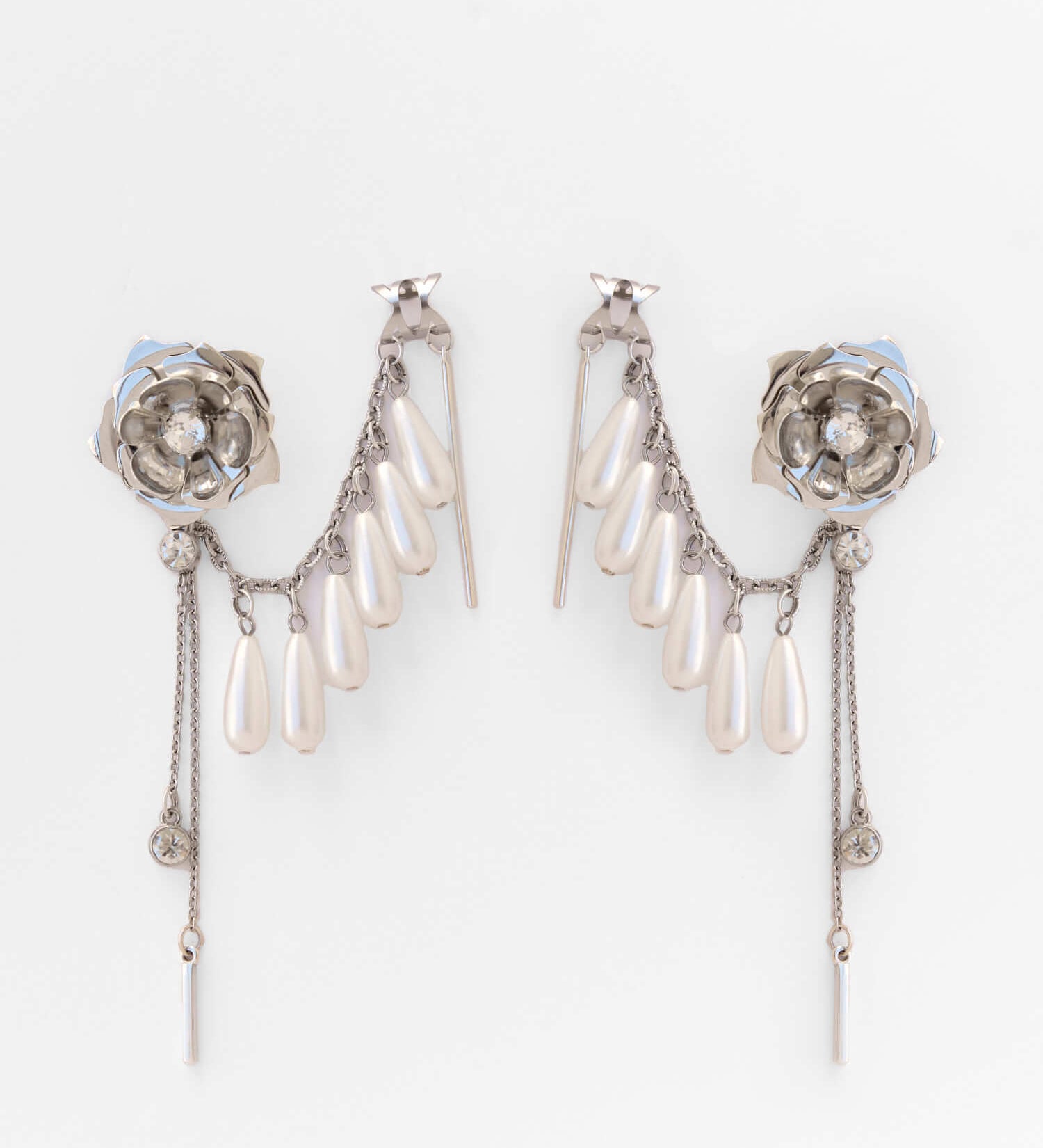 Handgemachte Electra Ohrringe versilbert l Yasèmia Jewellery Yasèmia