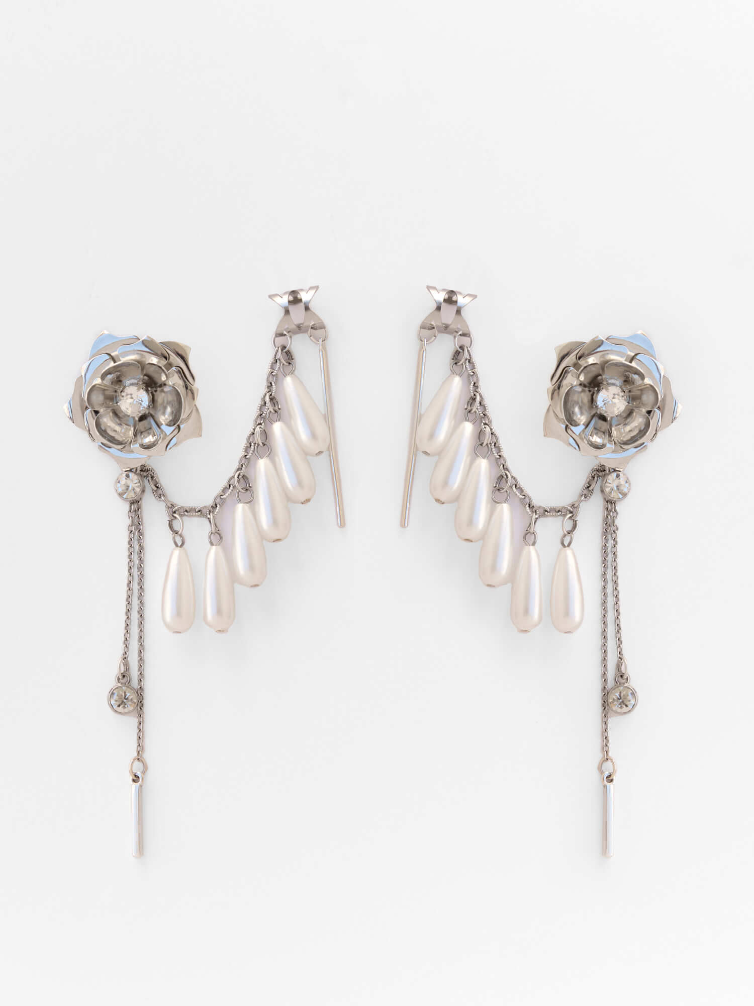 Handgemachte Electra Ohrringe versilbert l Yasèmia Jewellery Yasèmia