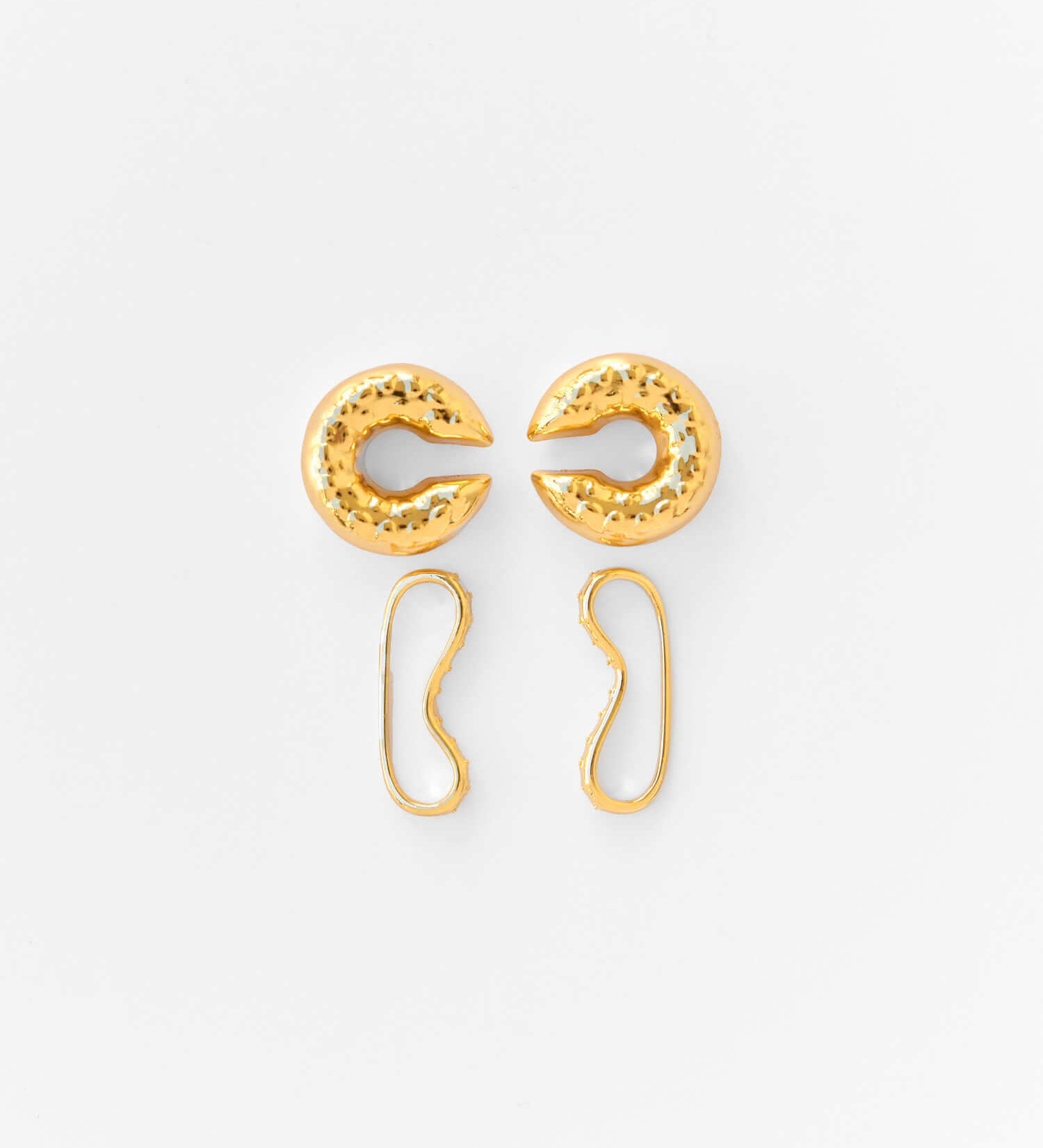 Handgemachte Elf Ohrringe 24K Vergoldet l Yasèmia Jewellery Yasèmia