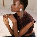 Handgemachte Galactica Ohrringe Versilbert l Yasèmia Jewellery Yasèmia