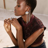 Handgemachte Galactica Ohrringe Versilbert l Yasèmia Jewellery Yasèmia