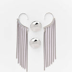 Handgemachte Galactica Ohrringe Versilbert l Yasèmia Jewellery Yasèmia