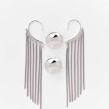 Handgemachte Galactica Ohrringe Versilbert l Yasèmia Jewellery Yasèmia