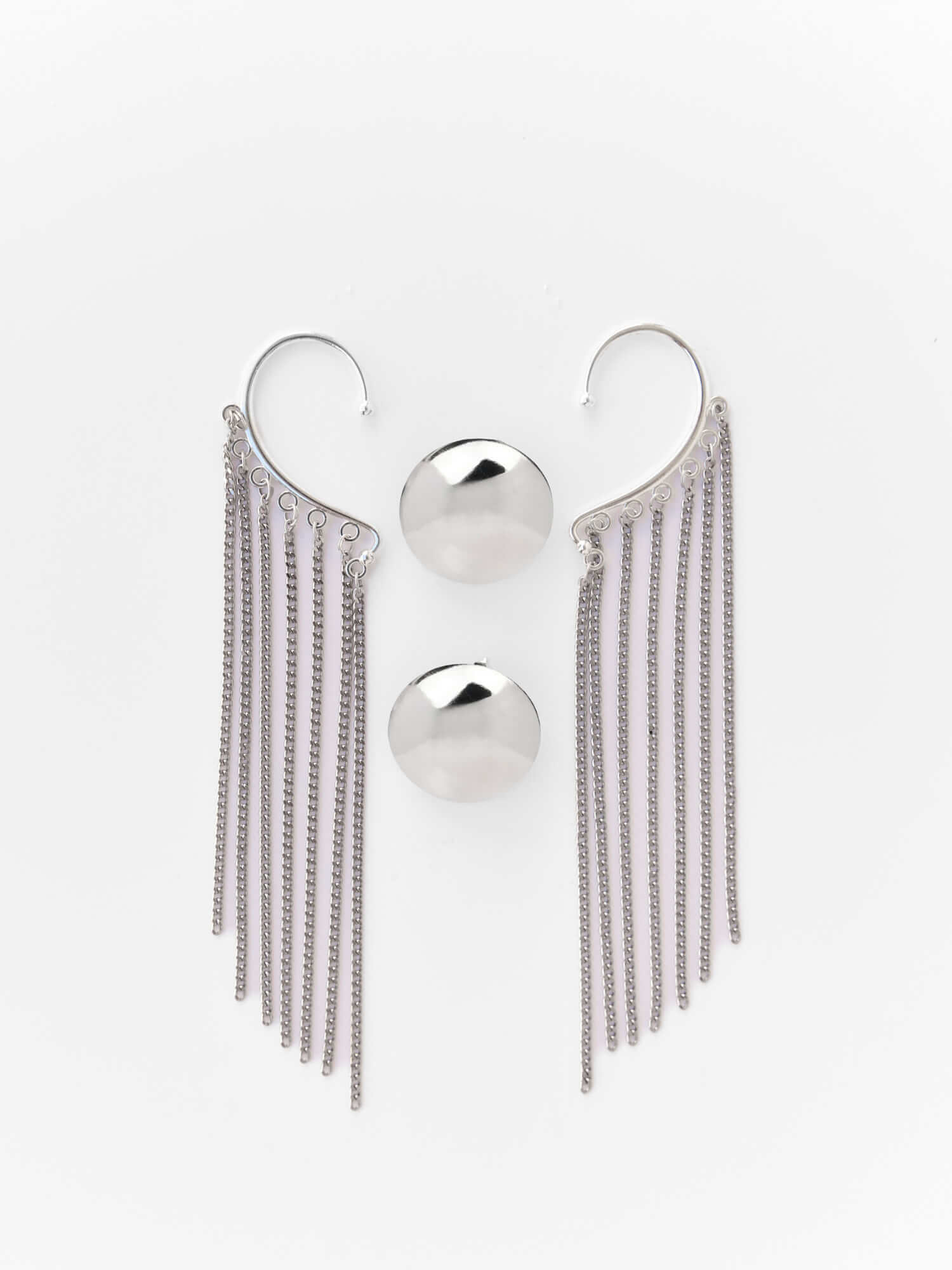 Handgemachte Galactica Ohrringe Versilbert l Yasèmia Jewellery Yasèmia