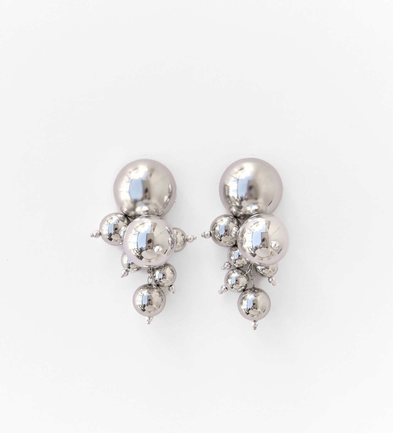 Handgemachte Galactica Ohrringe Versilbert l Yasèmia Jewellery Yasèmia