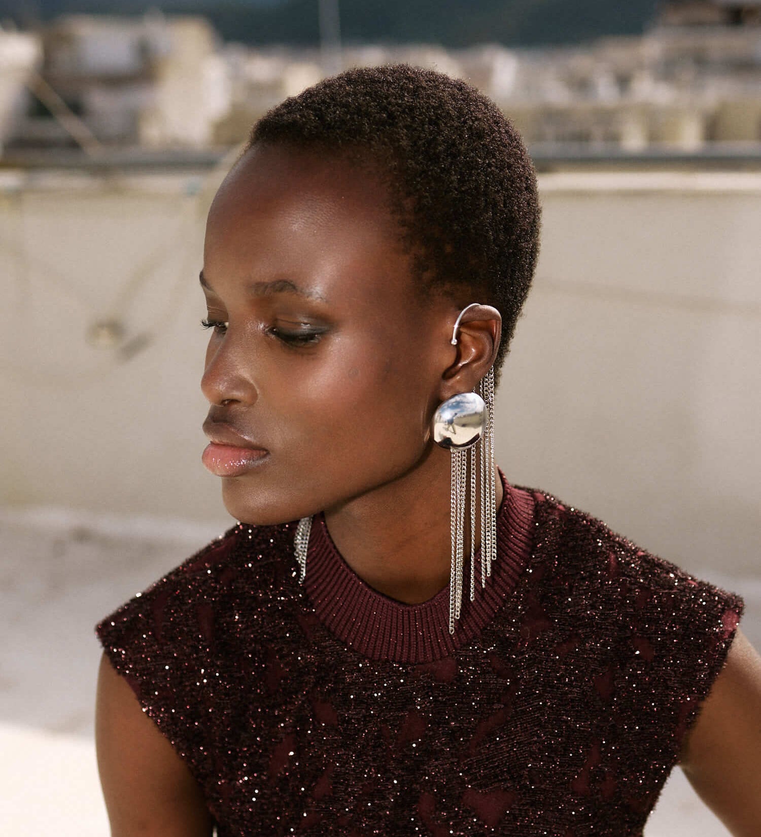 Handgemachte Galactica Ohrringe Versilbert l Yasèmia Jewellery Yasèmia