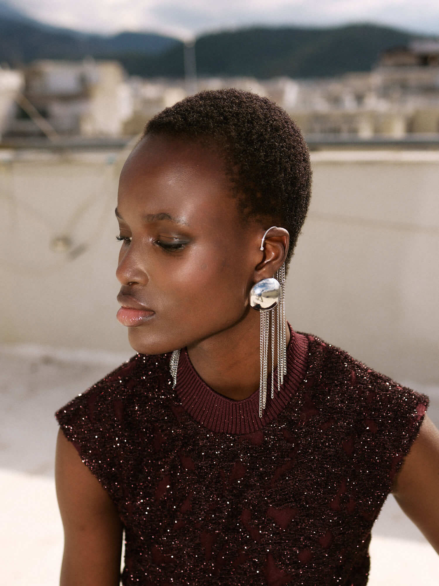 Handgemachte Galactica Ohrringe Versilbert l Yasèmia Jewellery Yasèmia