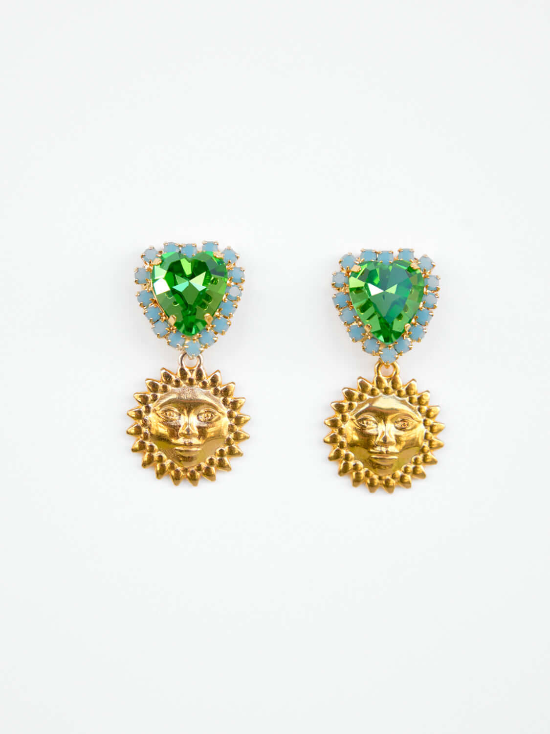 Handgemachte Helios Ohrringe - 24K Vergoldet l Yasèmia Jewellery Yasèmia