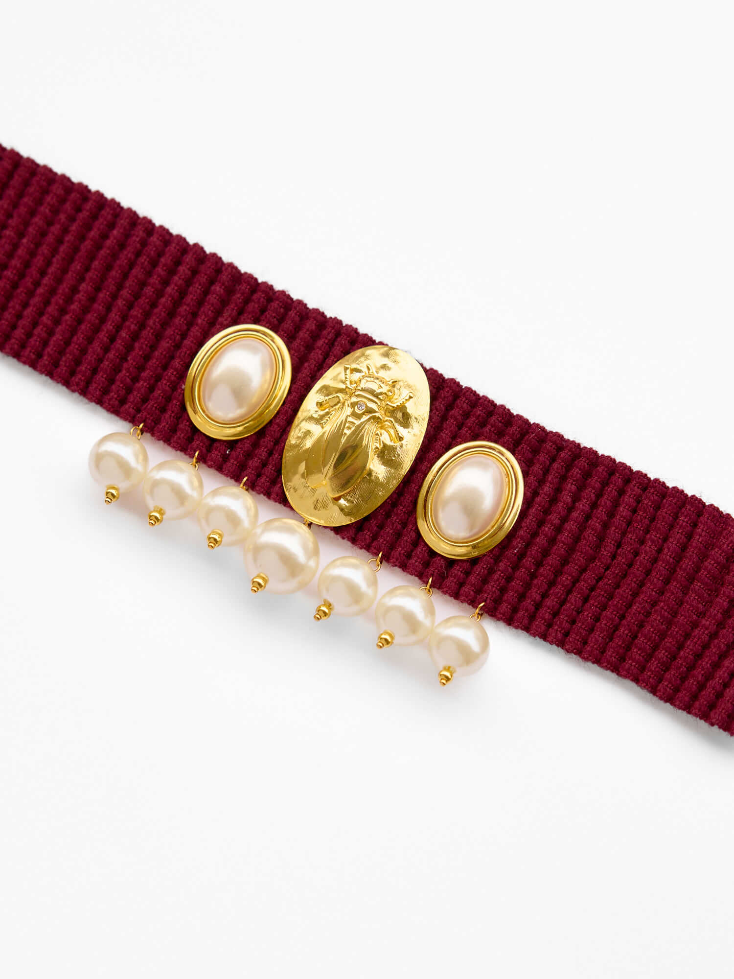 Handgemachter Schmuck Duesseldorf Choker Halskette Μalena Gold - Choker l Yasèmia