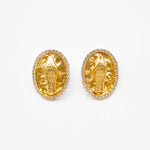 Handgemachte Naga Ohrringe 24K Vergoldet l Yasèmia Jewellery Yasèmia