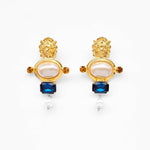 Handgemachte Ophelia Ohrringe 24K Vergoldet l Yasèmia Jewellery Yasèmia