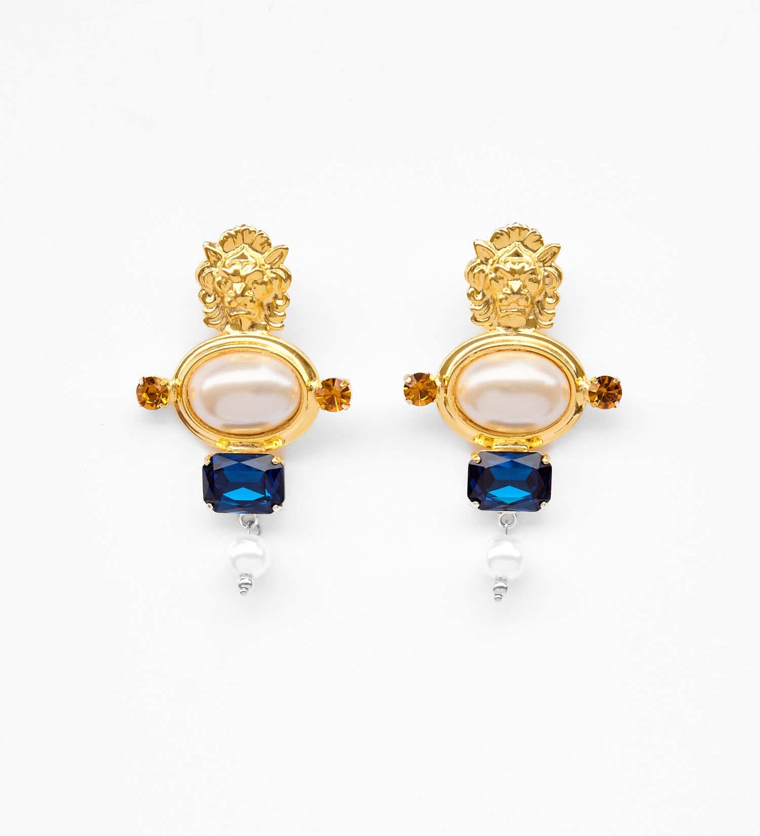 Handgemachte Ophelia Ohrringe 24K Vergoldet l Yasèmia Jewellery Yasèmia