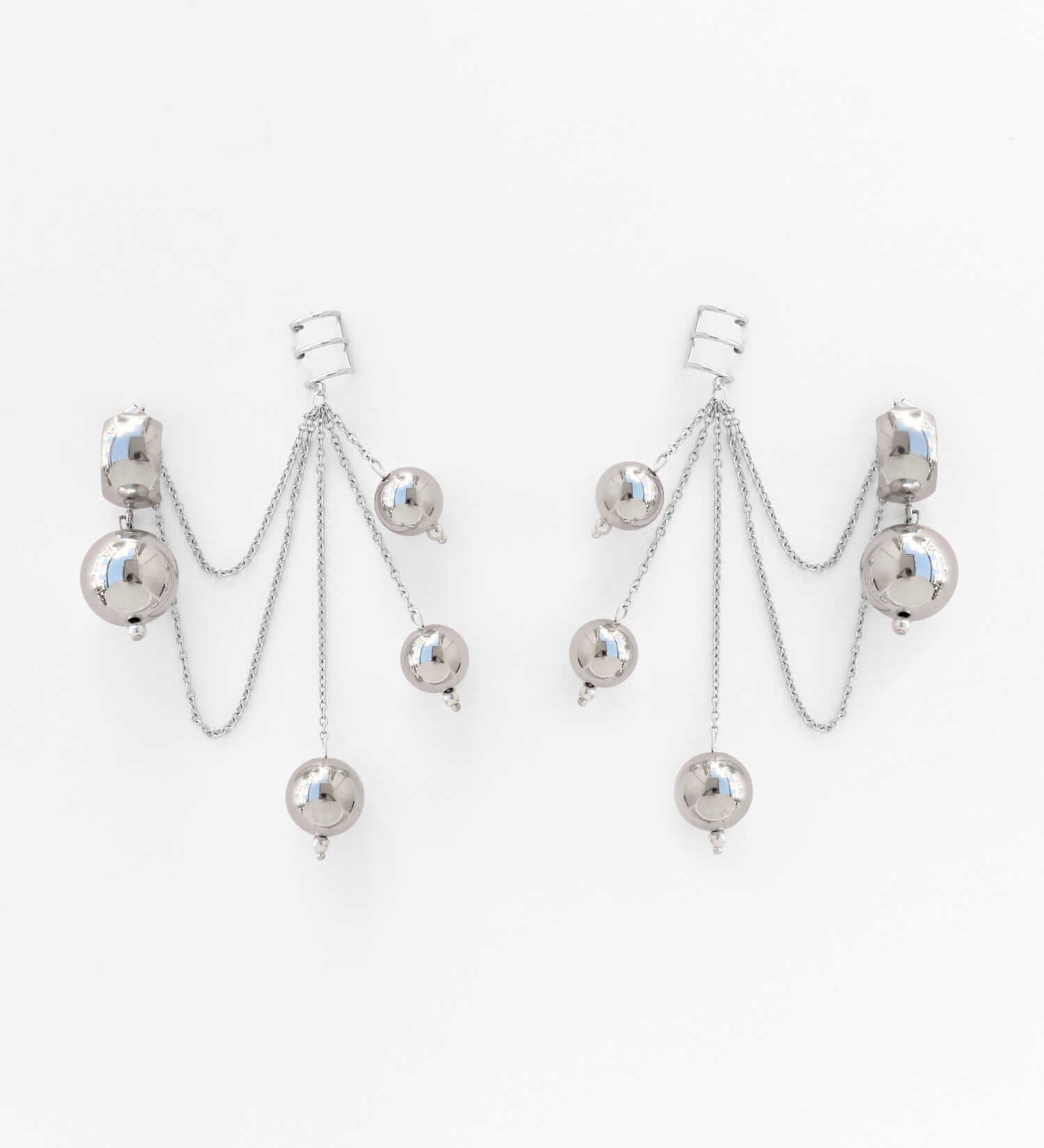 Handgemachte Orion Ohrringe Versilbert l Yasèmia Jewellery Yasèmia