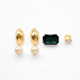 Handgemachter Schmuck Duesseldorf Yasemia jewellery Ohrringe statement set gold mit steinen