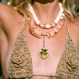 Handgemachte Salted Caramel Gold - Halskette l Yasèmia Jewellery Yasèmia