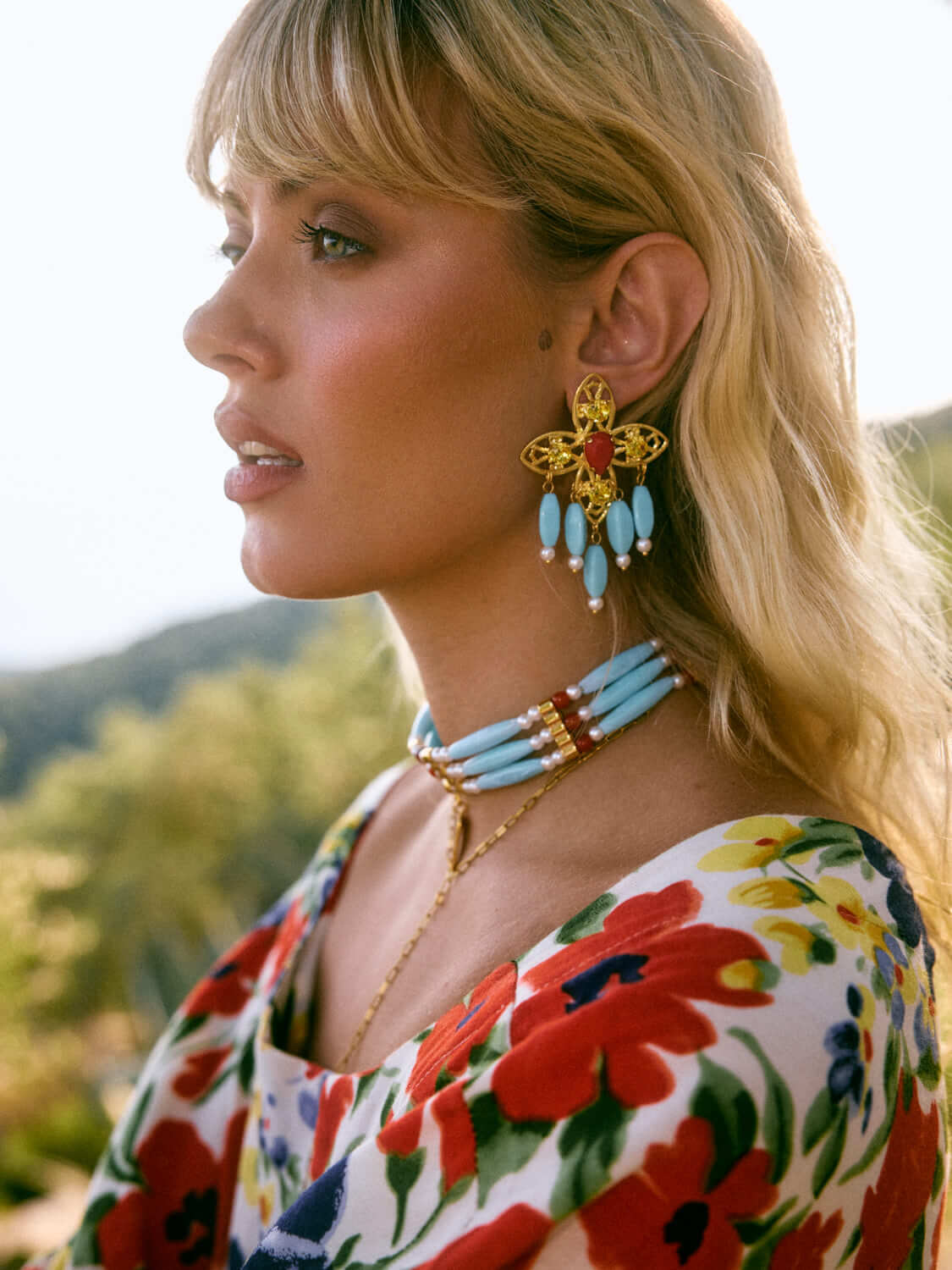 Handgemachte Selma Ohrringe - 24K Vergoldet l Yasèmia Jewellery Yasèmia