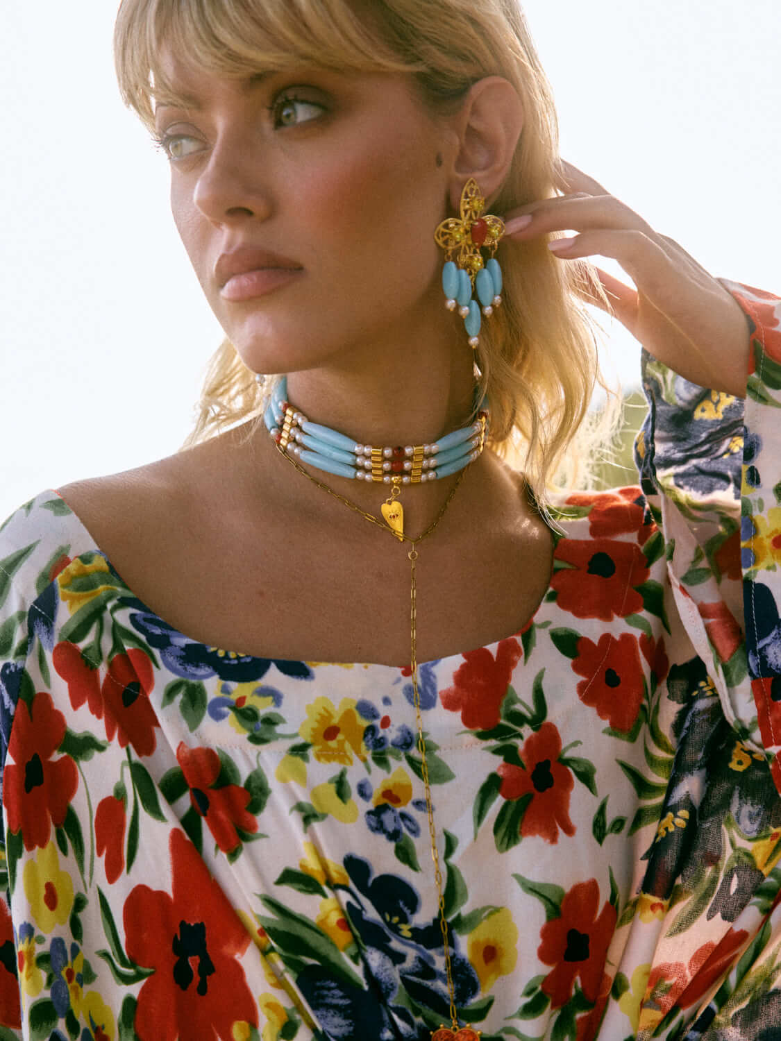 Handgemachte Selma Ohrringe - 24K Vergoldet l Yasèmia Jewellery Yasèmia
