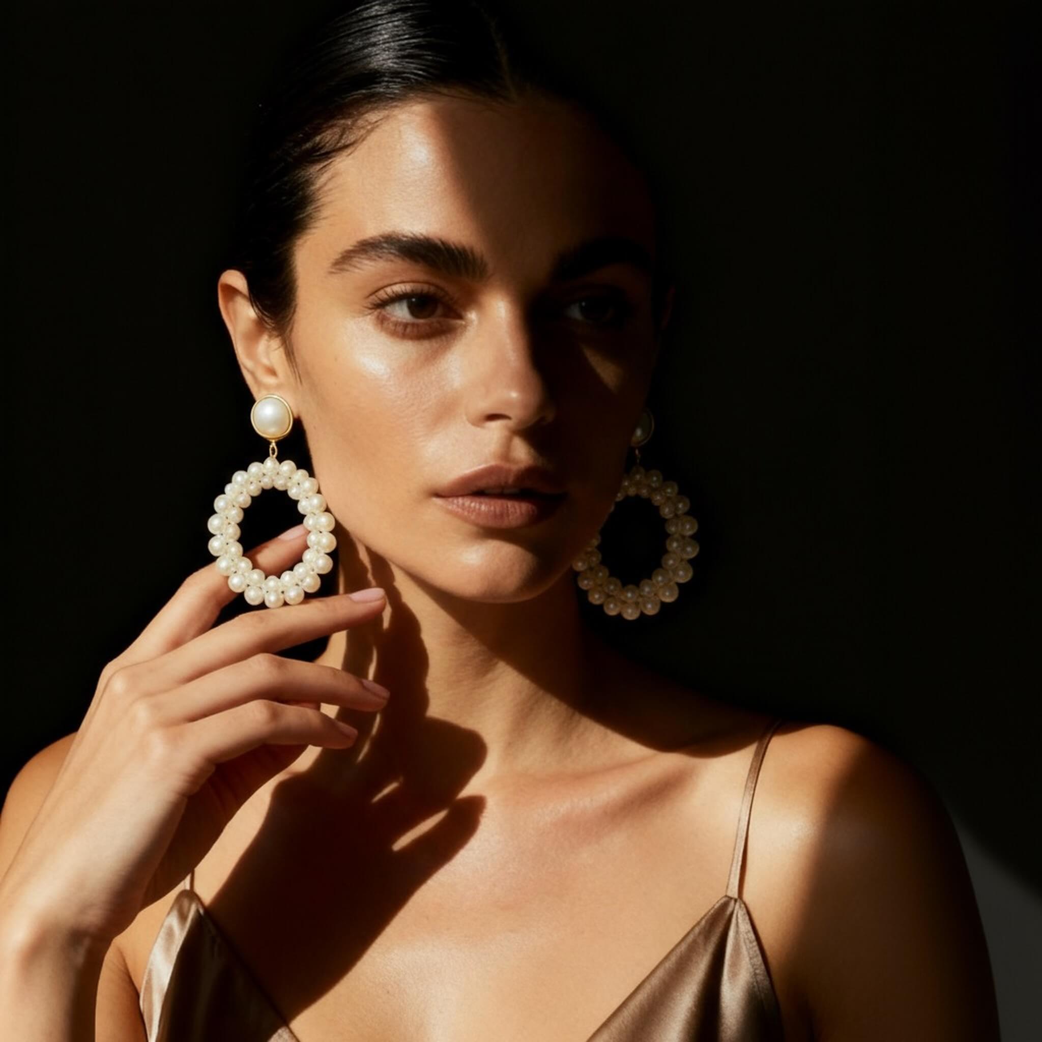 Handgemachte Siren Ohrringe mit Wasserperlen l Yasèmia Jewellery Yasèmia