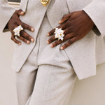 Handgemachter Nimbus Ring vergoldet l Yasèmia Jewellery Yasèmia