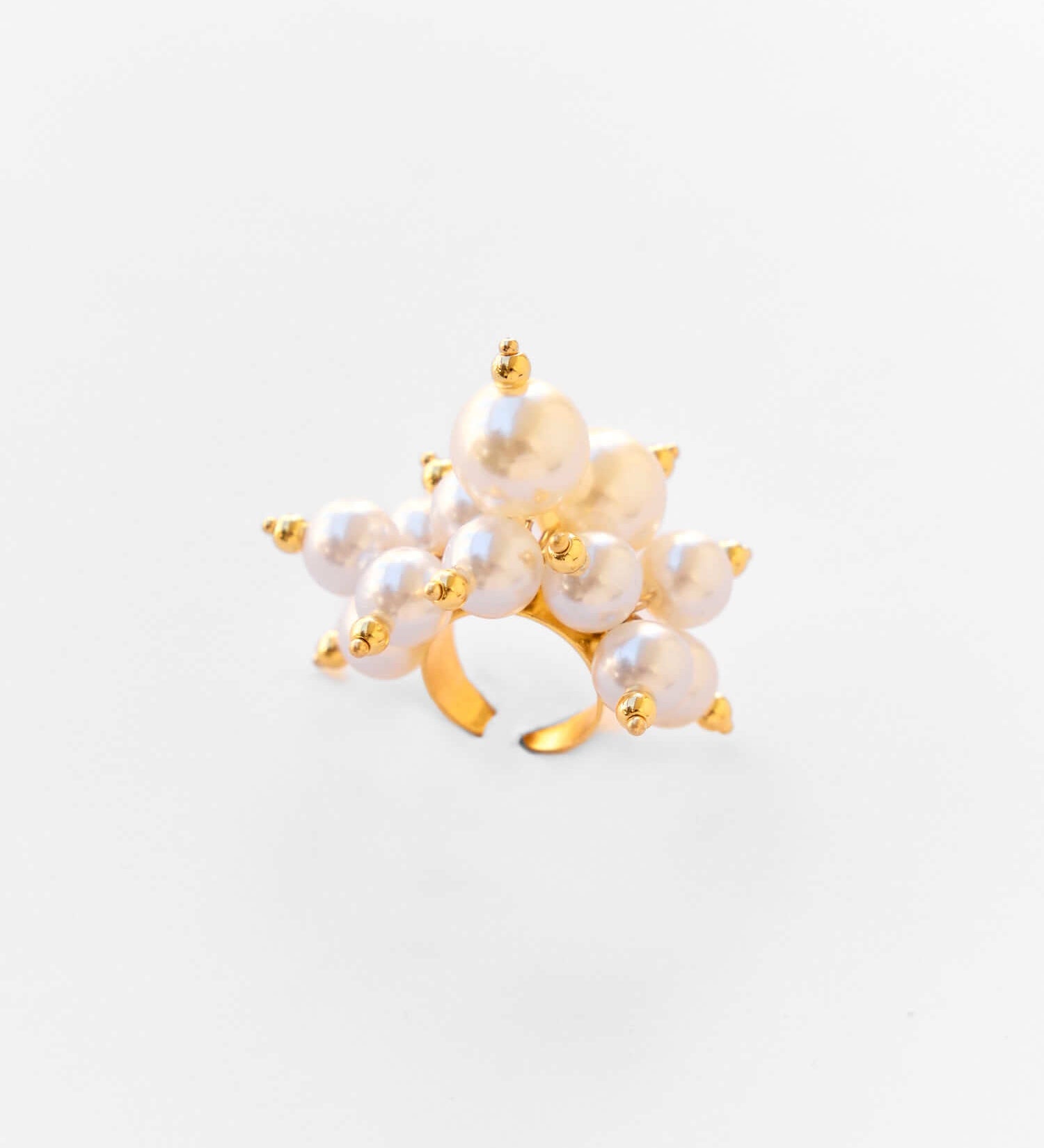 Handgemachter Nimbus Ring vergoldet l Yasèmia Jewellery Yasèmia