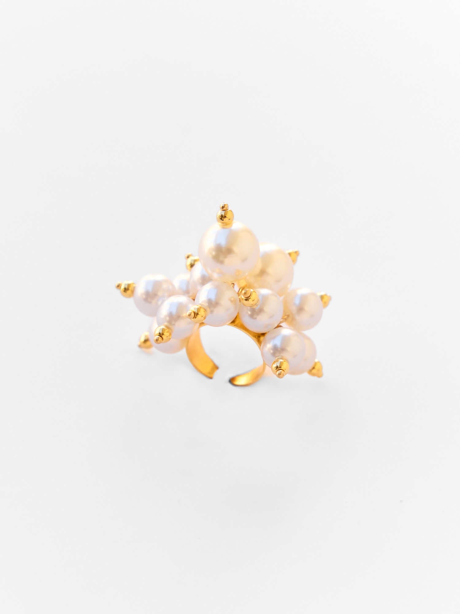 Handgemachter Nimbus Ring vergoldet l Yasèmia Jewellery Yasèmia