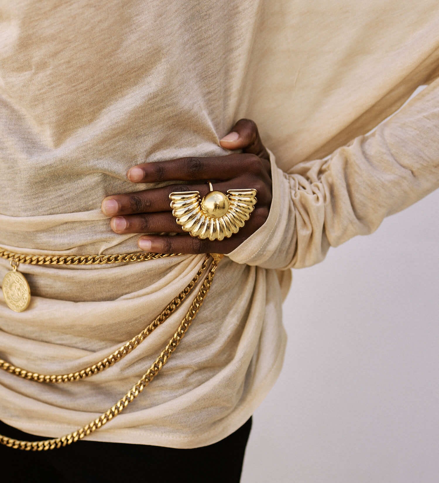 Handgemachter Selini Ring vergoldet l Yasèmia Jewellery Yasèmia