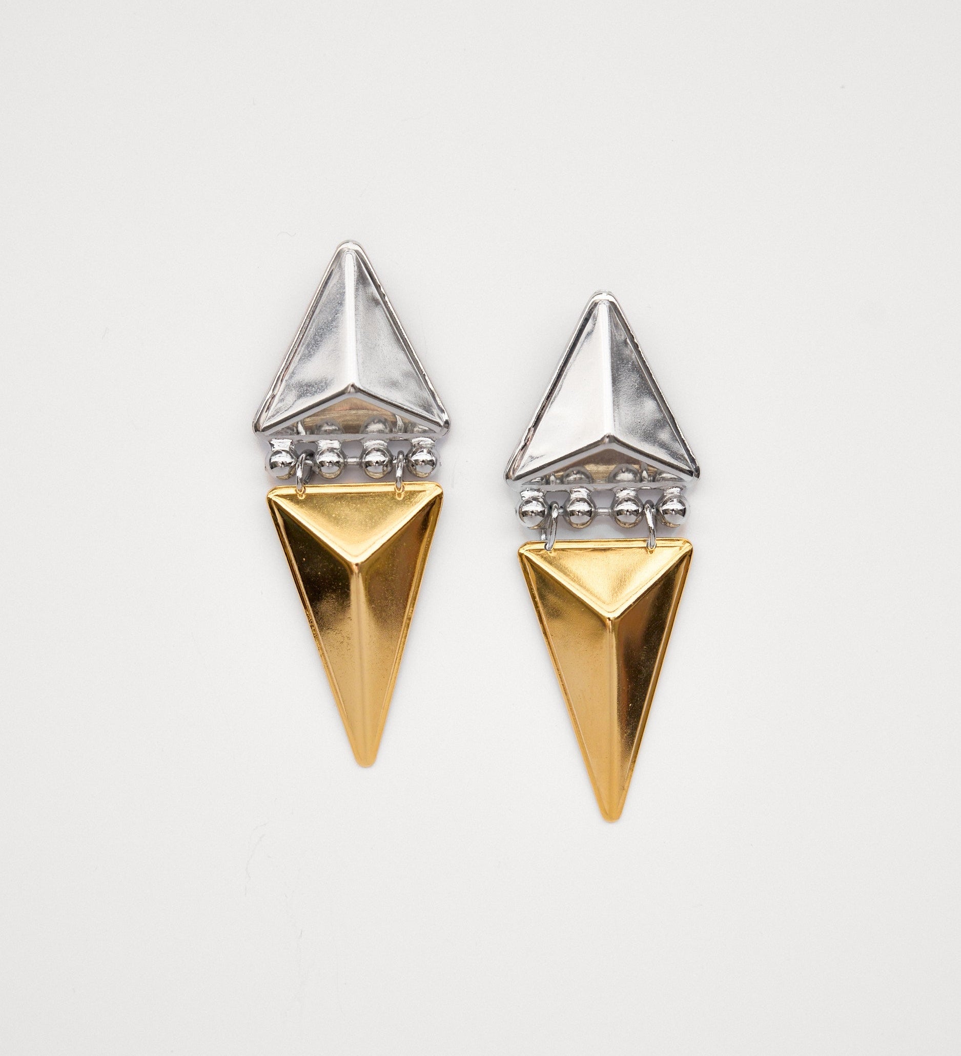 Kraken Ohrringe — 24k Gold & Silber Mixed Metal | Yasèmia Fashion Jewellery Yasèmia