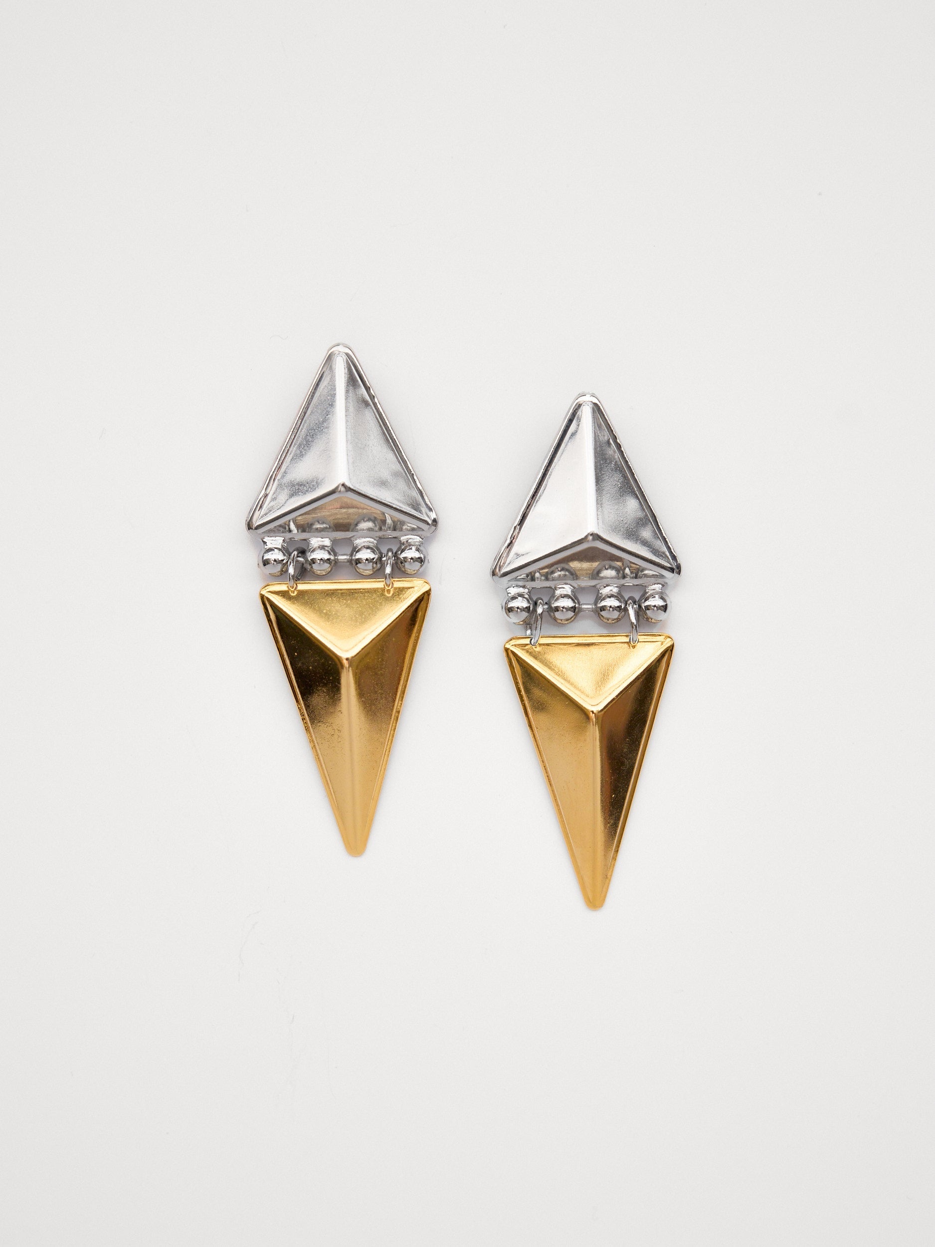 Kraken Ohrringe — 24k Gold & Silber Mixed Metal | Yasèmia Fashion Jewellery Yasèmia