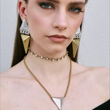 Kraken Ohrringe — 24k Gold & Silber Mixed Metal | Yasèmia Fashion Jewellery Yasèmia