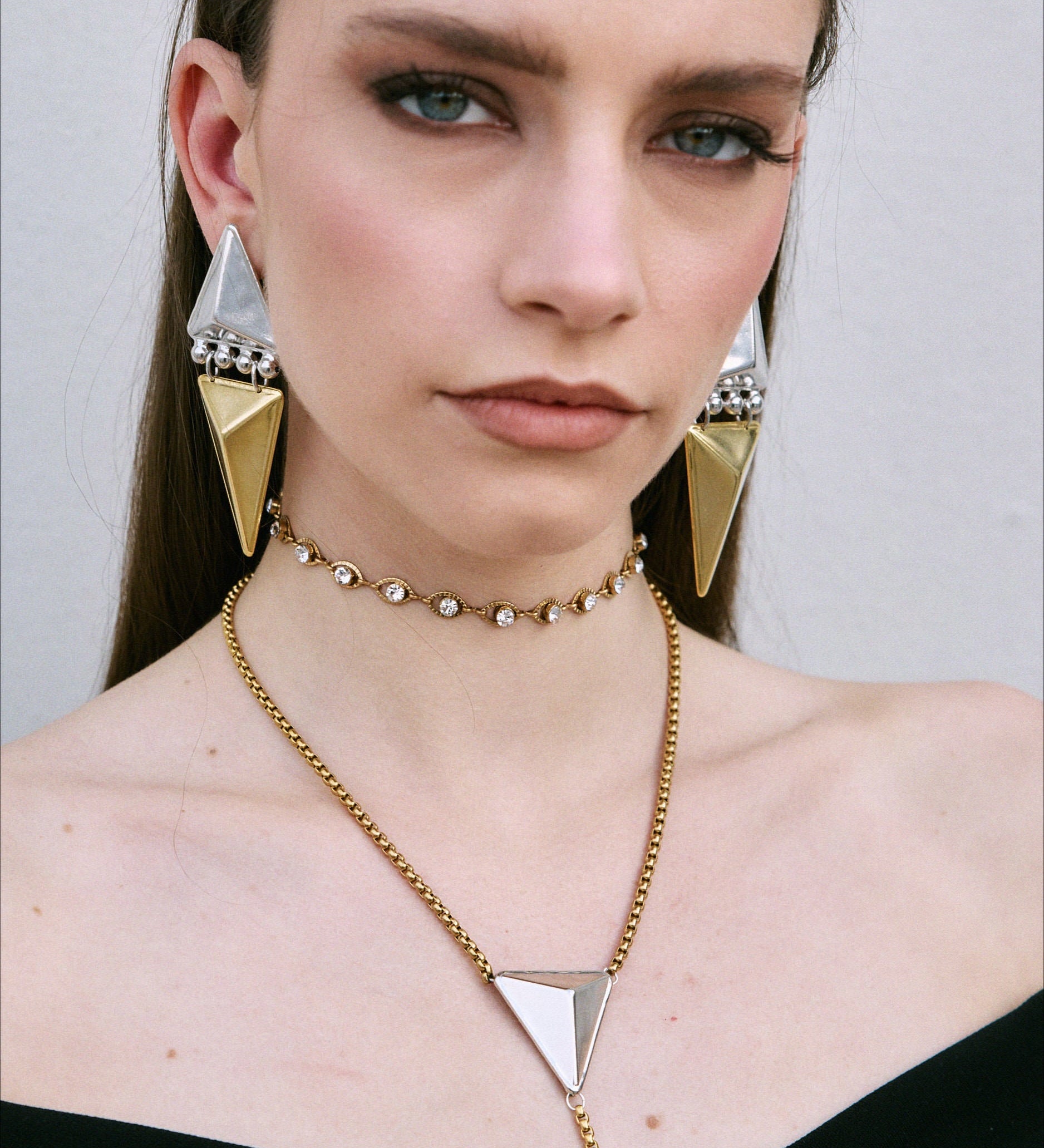 Kraken Ohrringe — 24k Gold & Silber Mixed Metal | Yasèmia Fashion Jewellery Yasèmia